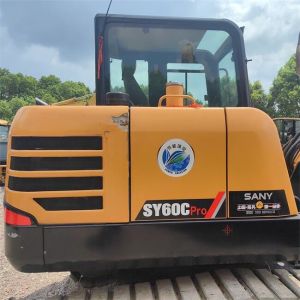 Easy Maintenance Efficient Sany SY60C Excavator Used Construction Machinery