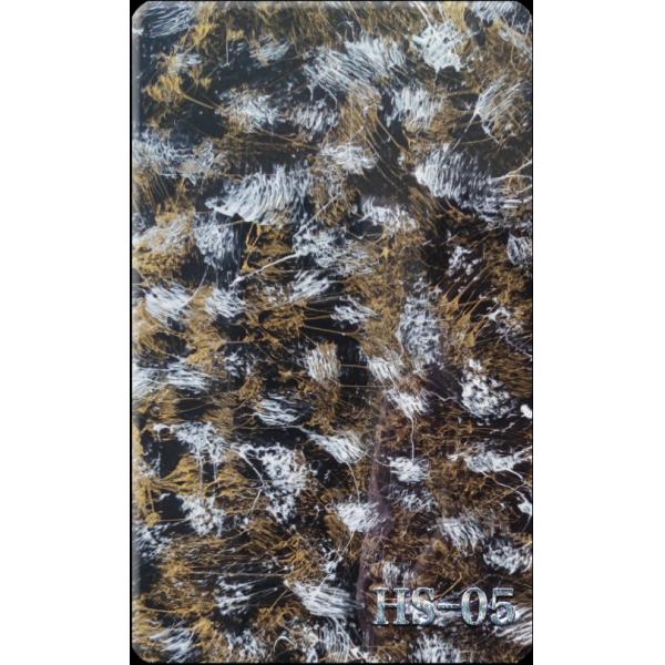 Buy Vintage Black Brown Cast Pattern Acrylic Sheet Furniture Craft Decor 1.2g/cm3 at wholesale prices
