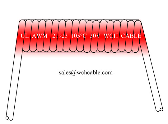 UL21923 Electric Equipment Extendable Curly Cable