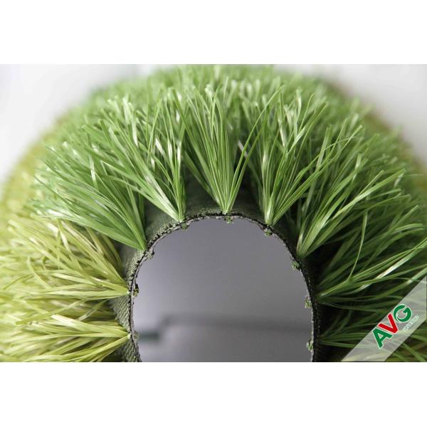 Bicolor Football Artificial Turf With Three Stem Of Dense Surface And Up