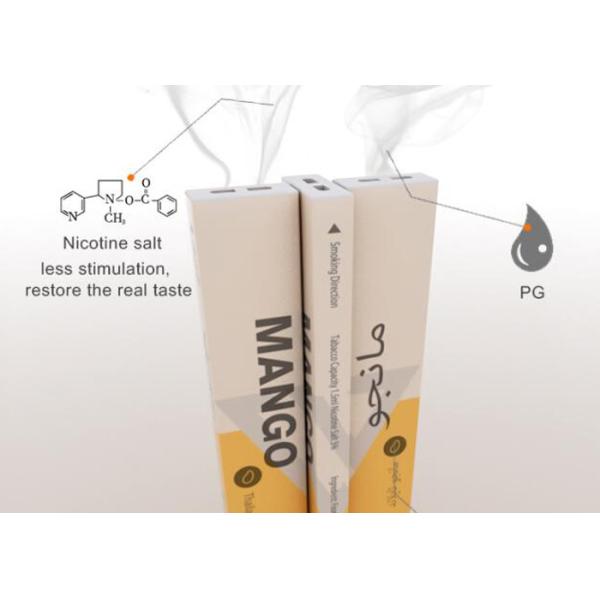 Flat Shape Disposable Electronic Cigarette No 4000 Plus Dangerous Carcinogen