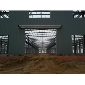 Large Span Pre Engineered Steel Warehouse Prefabricated Steel Structure Cold