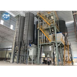 China Automatic Dry Mortar Production Line For Tile Adhesive Wall Putty Plaster Powder Mixing on sale