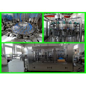 Electric Driven Carbonated Drink / Beverage Filling Machine 7kw PLC Control