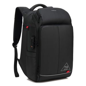 Air Cushion Belt Waterproof Men Business Backpack 20-35 Litre