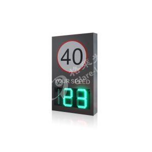 Static Constant Current LED Speed Limit Sign with 24GHz Portable Solar Speed