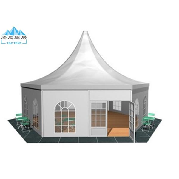 Commercial Enclosed Multiside Canopy party Tent With 850g/sqm White Fabric Top Cover