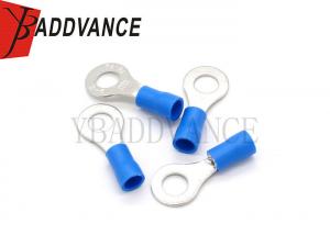 Quality RV2-6 Blue Ring Insulated Terminal Cable Wire Connector 1.5-2.5mm Crimp Terminal for sale