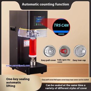Best Sell 2025 High Efficiency Can Sealing Machine - Automatic Plastic/Tin Can