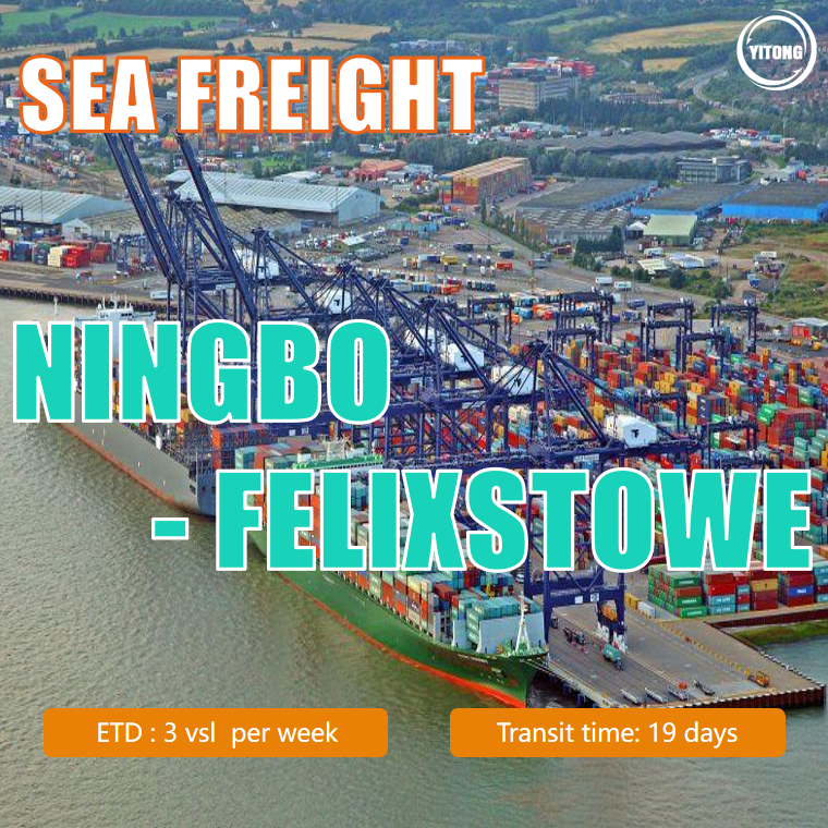 Sea Freight From Ningbo To Felixstowe, United Kingdom