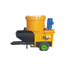 Easy operation single phase cement mortar sprayer in India for wall plastering