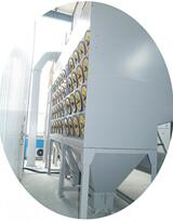 L6 * W4 * H4m Abrasive Blast Rooms , Clean Weld Joint Sand Blasting Cabinet System