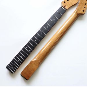 China Custom Grand 22 Fret Roasted Maple Electric Guitar Neck for Handmade Tele Guitar Kits Gloss Finished with Bone Nut on sale