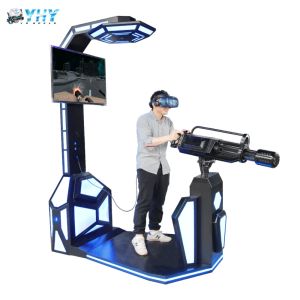 Virtual Reality Gatling Shooting Simulator Machine 1000w 42'' Screen