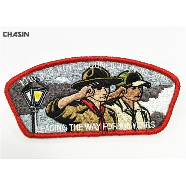 Buy Kids Clothing Personalised Embroidered Badges Boy Scout Cool Embroidered Patches at wholesale prices