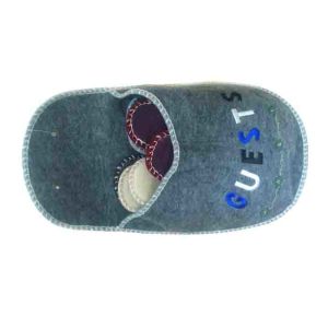 Winter Warm Disposable Hotel Slippers Felt / Velvet Living Room Hospitality