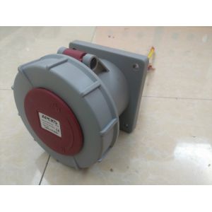 Straight IP67 Watertight Industrial Electrical Plugs 63AMP 380V