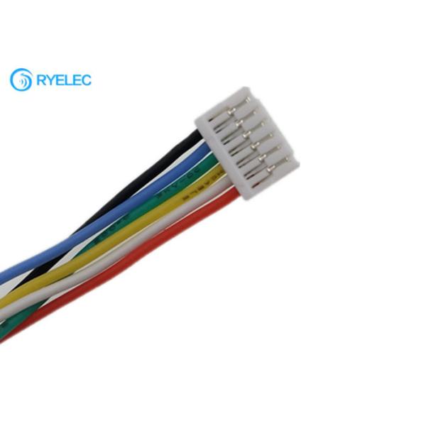 Buy 3239 Silicone Rubber High Voltage Cable 50kv Wiring Harness With 1.25mm 6 Pin JST-GH To GHR-06V at wholesale prices