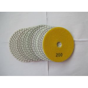 3mm Thickness Diamond Flexible Polishing Pad Wear Resistance Environmental