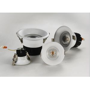 6w LED Downlight Cambered Surface , 3 Inch LED Recessed Lighting For Meeting