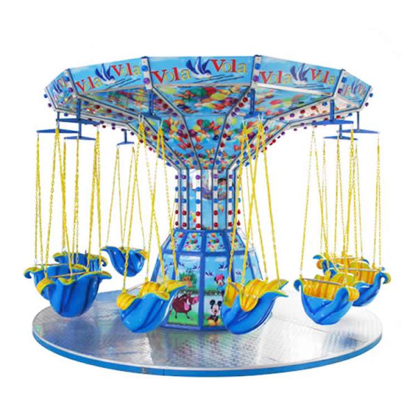 Buy 12 Riders Kids Amusement Ride / Adventure Park Rides Flying Chair Ride at wholesale prices