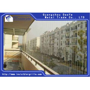 Standard Powder Coated 3mm Invisible Grill For Windows