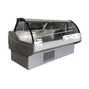 Delicatessen Display Fridges With Back Refrigerated Storage Cabinet