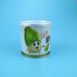 Cardboard Paper Composite Cans Recyclable Tube Box For Food