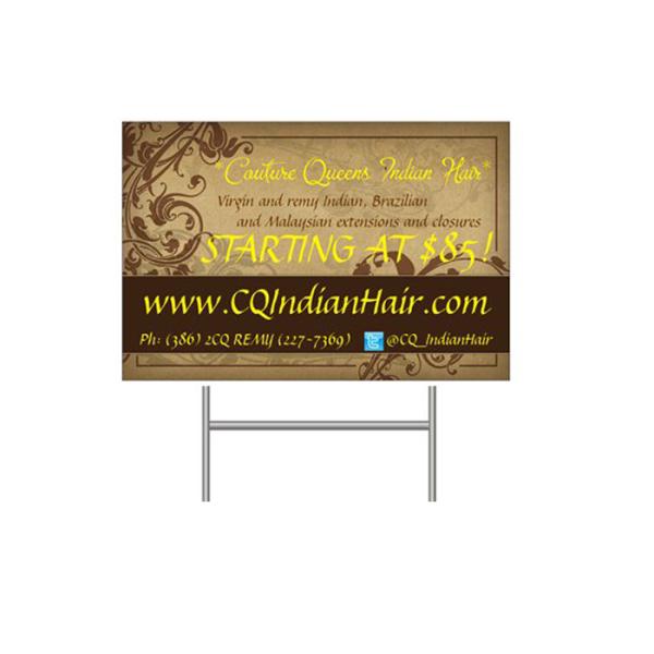 Customized Coroplast Yard Signs 18 X 24 Corrugated Plastic Signs Polypropylene