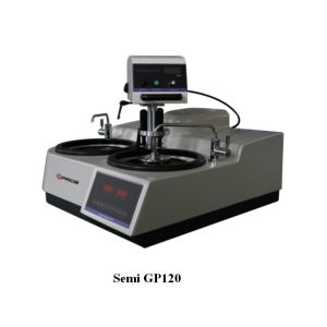 Semi - Automatic Grinder Polisher Machine Spring Pressurization Variable Speed