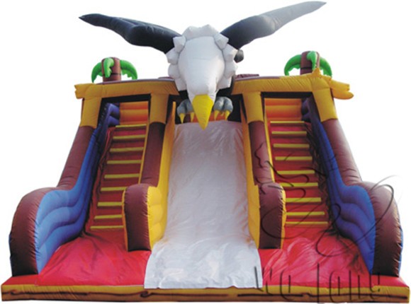 CE certificates inflatable jumping slide