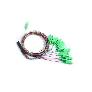 FTTH FTTB FTTX PON CATV Fiber Optic PLC Splitter 1x8 With Connector