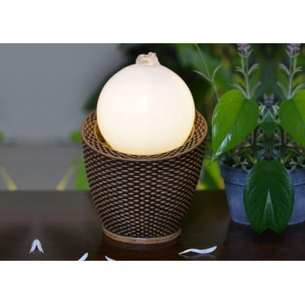 Buy Smooth Desktop Waterfall Fountain With Led Lights at wholesale prices