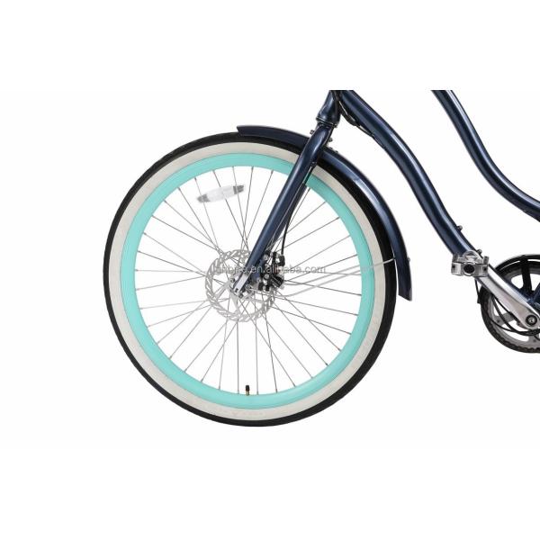 Power Supply Lithium Battery 48V 14AH Electric Beach Cruiser Bicycle for Women Adults