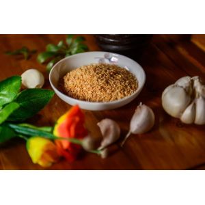 Gold 3*3mm Crispy Fried Garlic For Fried Chicken