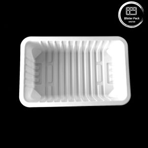 Freshness And Hygiene Disposable White Plastic Meat Trays Custom
