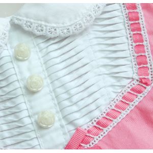 Lovely Girls Dress / Dresses , Pink Cotton Childrens Clothes Long Sleeve