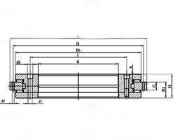 YRT Precision Rotary Table Bearings YRT395 for Radial Loads