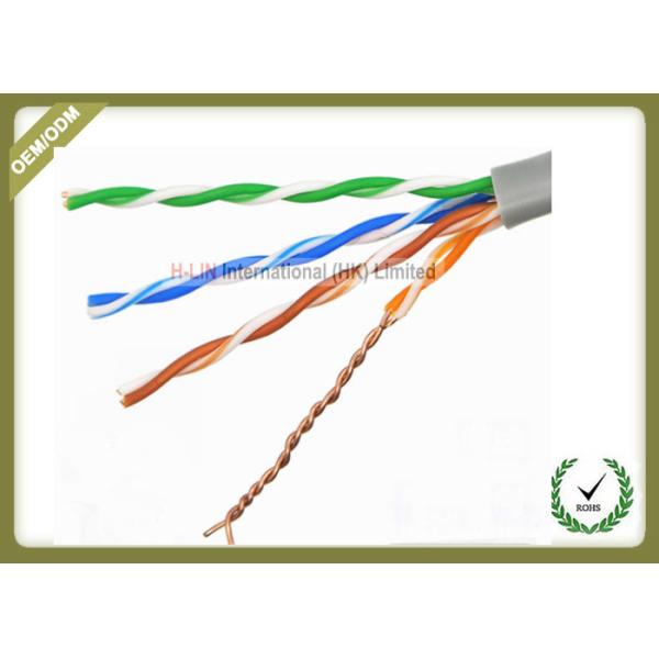 Buy Solid Bare Copper Conductor Network Fiber Cable Cat5e U/UTP 4x2x0.5 Solid Cuprum at wholesale prices