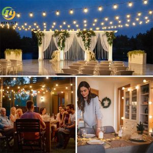 Outdoor Waterproof LED Commercial Light Solar Powered Globe String Light