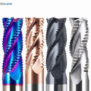 30° Helix Angle Roughing End Mill With 4 Cutting Edges For Efficient Carbide