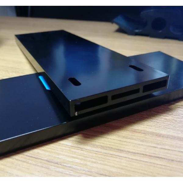 Buy CNC Drilling Machined Extruded Aluminum Profile High Precision Black Anodized at wholesale prices