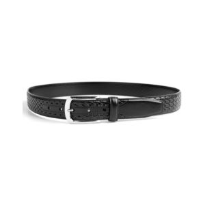 35mm Mens Embossed Leather Belt