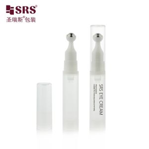 A0031 5ml 10ml 12ml 15ml AS PP Airless Empty Pump Pressing Roller Ball Bottle
