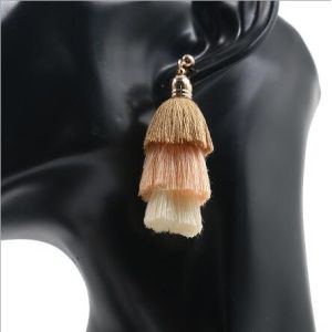 Tassel Earrings for ladies hot sell alloy tassel earrings