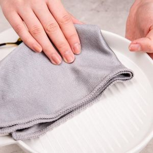 Washable Microfiber Glasses Cleaning Cloth High Absorbability Moisture Proof