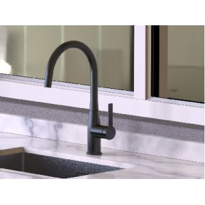 Anti Fingerprint Kitchen Sink Mixer Taps 360 Degree Rotatable