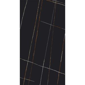 Black Matte Sintered Stone Slabs 1420x2700mm for Bathroom Walls
