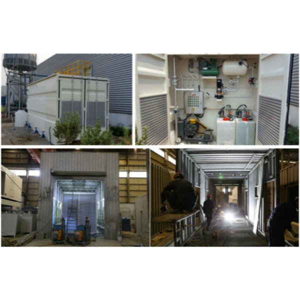 12m Moving Bed Biofilm Reactor Process MBBR Mini STP In Residential Buildings