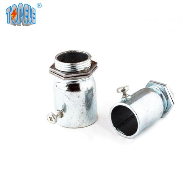 Buy IEC 61386 Acero Terminal EMT Connector Electro Galvanized at wholesale prices
